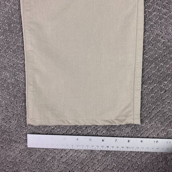 AG Adriano Goldschmied Everett Slim Straight Pants Mens 40x32 Performance Beige - Picture 14 of 16